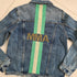 CUSTOM BEADED DENIM JACKET